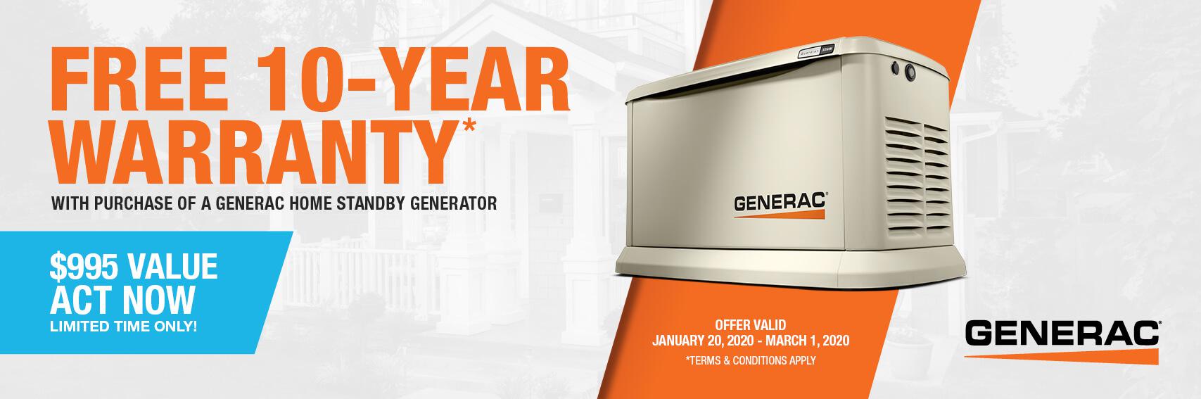 Homestandby Generator Deal | Warranty Offer | Generac Dealer | Green Lane, PA